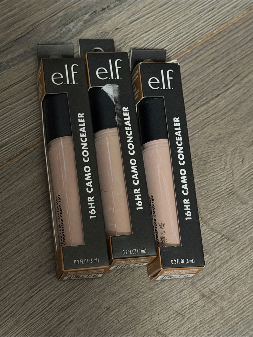 e.l.f. 16HR Camo Concealer -Tan Neutral 3pk